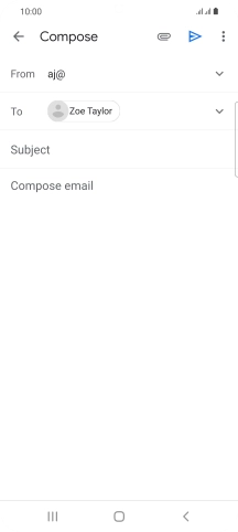 Press Subject and key in the required subject.