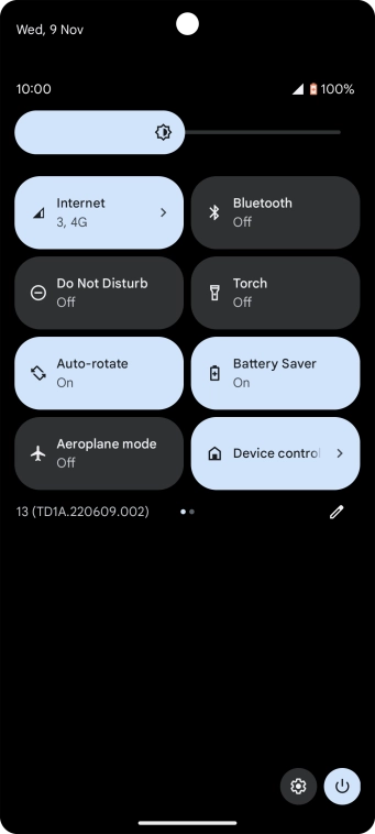 Slide your finger upwards starting from the bottom of the screen to return to the home screen.
