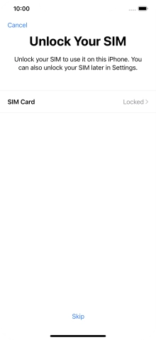 Press SIM Card.