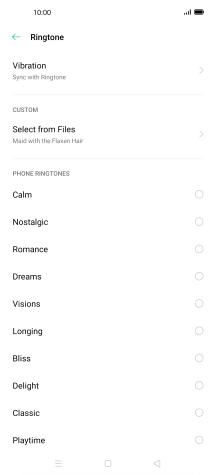 Press the Home key to return to the home screen.