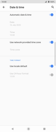 Press the Home key to return to the home screen.