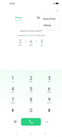 Press Settings.
