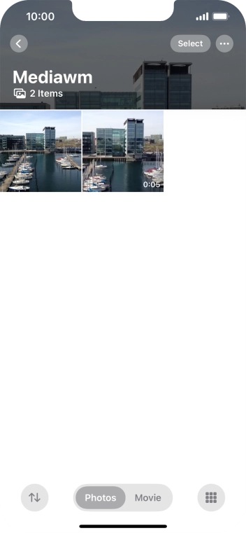 Open the app or screen you want to record.
