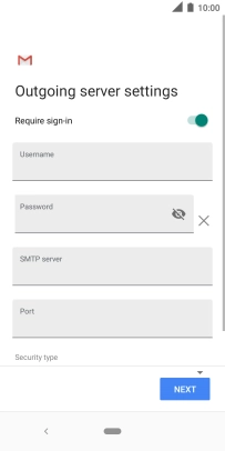 Press the indicator next to 'Require sign-in' to turn on the function.