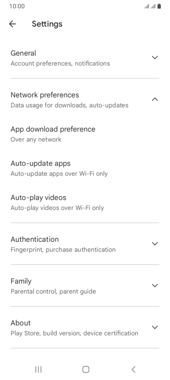 Press Auto-update apps.