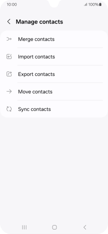Press Import contacts.