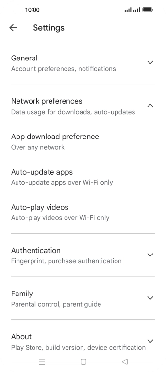 Press Auto-update apps. Press Auto-update apps.