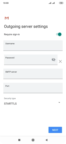 Press the indicator next to 'Require sign-in' to turn on the function.