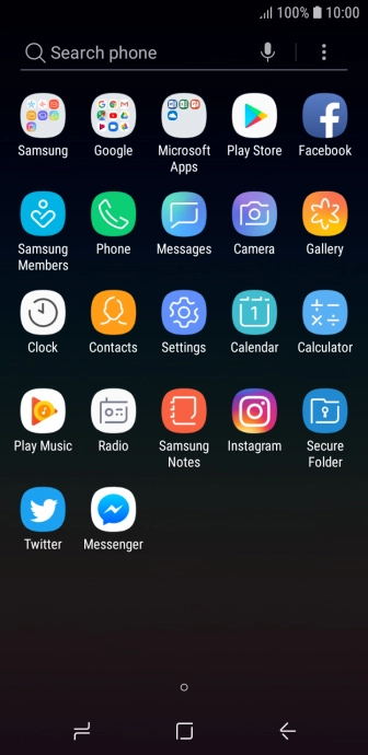 Press Samsung. Press Samsung.