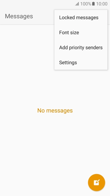 Press Settings.
