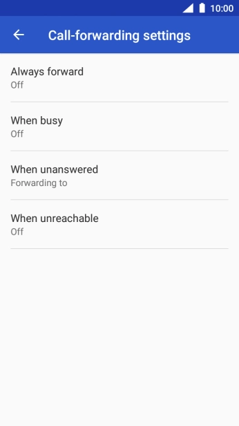 Press the Home key to return to the home screen.