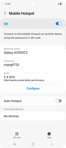 Press the Home key to return to the home screen.