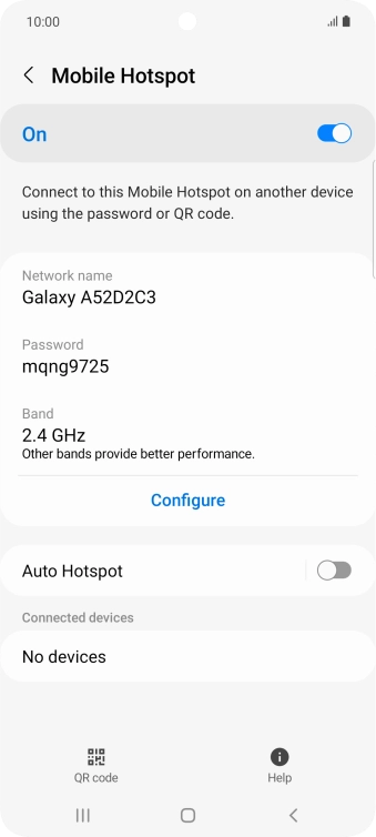 Press the Home key to return to the home screen.