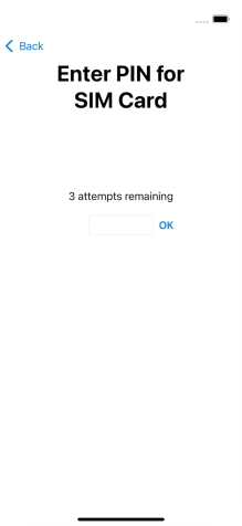 If your SIM is locked, key in your SIM PIN and press OK. The default SIM PIN is 0000.