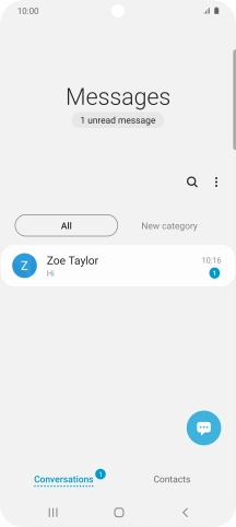 Press the new message icon.