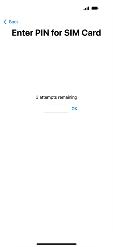 If your SIM is locked, key in your SIM PIN and press OK. The default SIM PIN is 0000.