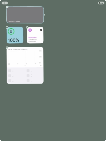 Press the add icon.