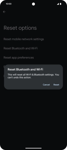 Press Reset.