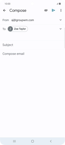 Press Subject and key in the required subject.