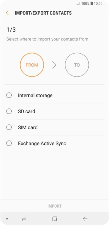 Press SIM card.