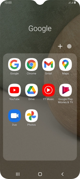 Press Gmail. Press Gmail.