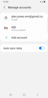 Press the Home key to return to the home screen.