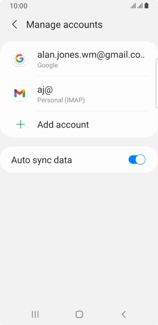 Press the Home key to return to the home screen.
