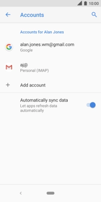 Press the Home key to return to the home screen.