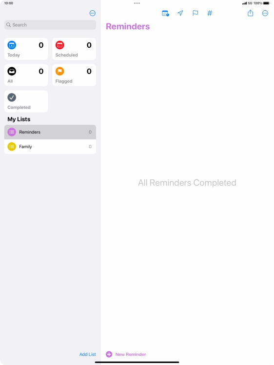 Slide your finger upwards starting from the bottom of the screen to return to the home screen.