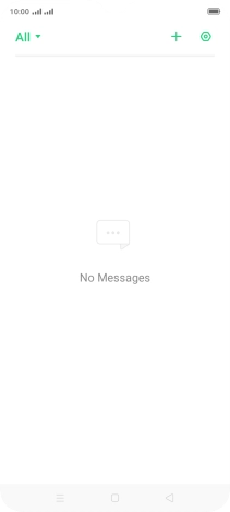 Press the menu icon.