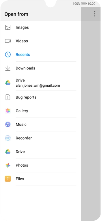 Press Images and go to the required folder. Press Images and go to the required folder.