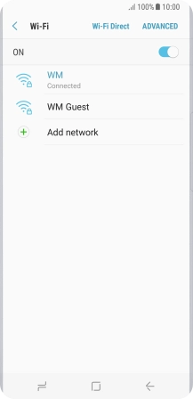 Press the Home key to return to the home screen.