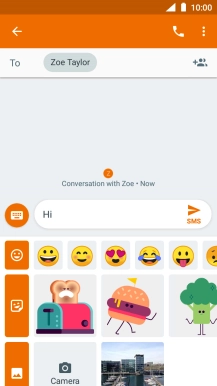 Press the gallery icon.