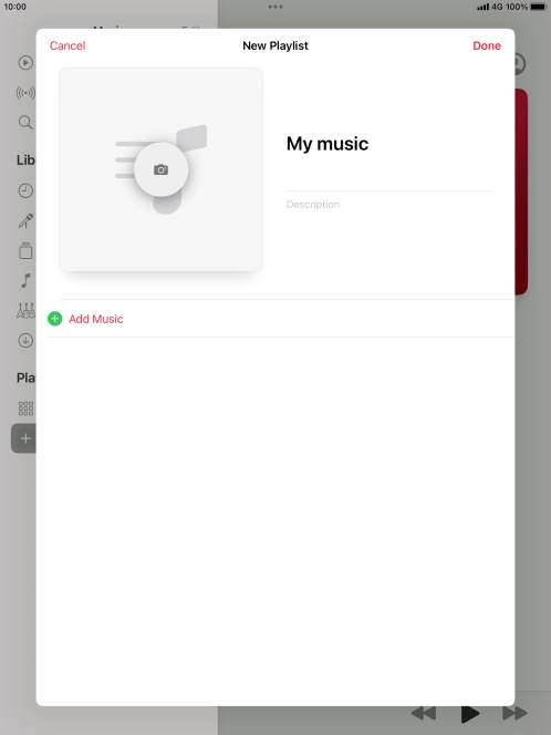Press Add Music.