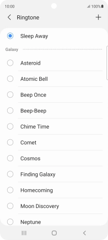 Press the Home key to return to the home screen.