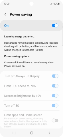 Press the Home key to return to the home screen.