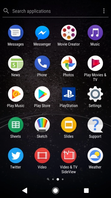 Press Play Store.