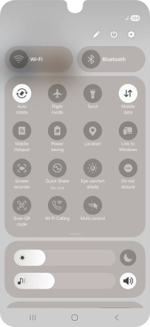 Press the screen recording icon.