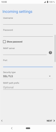 Press the drop down list below 'Security type'.