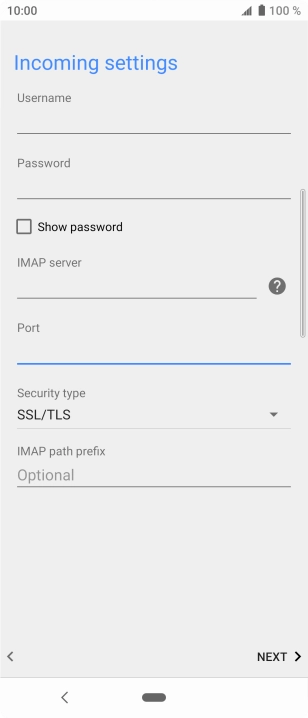 Press the drop down list below 'Security type'.