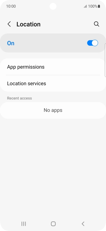 Press App permissions. Press App permissions.