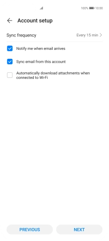 Press Sync frequency.