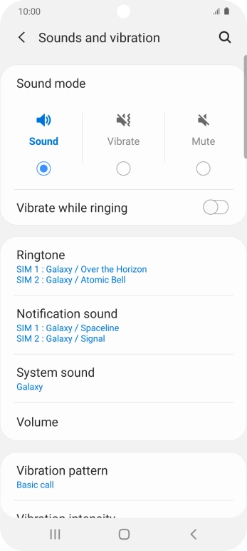 Press Ringtone.