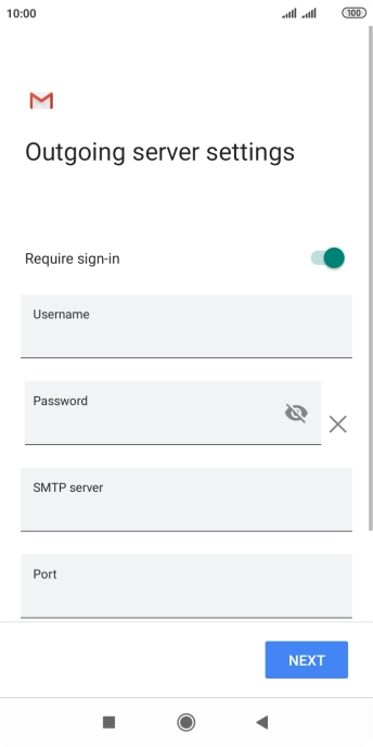 Press the indicator next to 'Require sign-in' to turn on the function.
