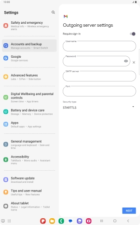 Press the indicator next to 'Require sign-in' to turn on the function.