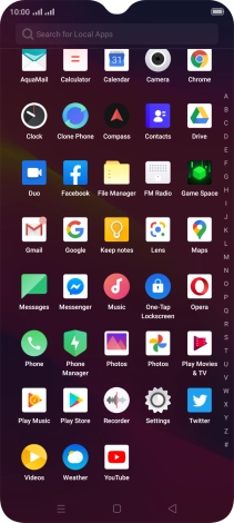 Press Play Store.