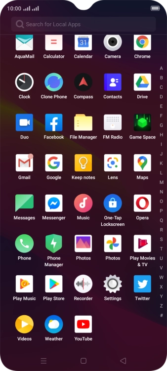Press Play Store.