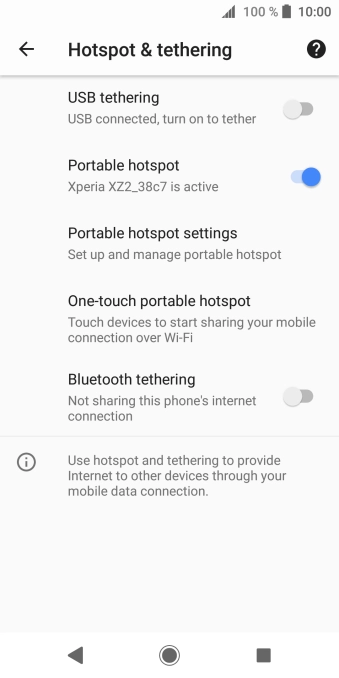 Press the Home key to return to the home screen.