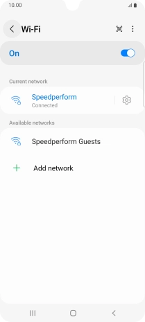 Press the Home key to return to the home screen.