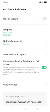 Press Ringtone.
